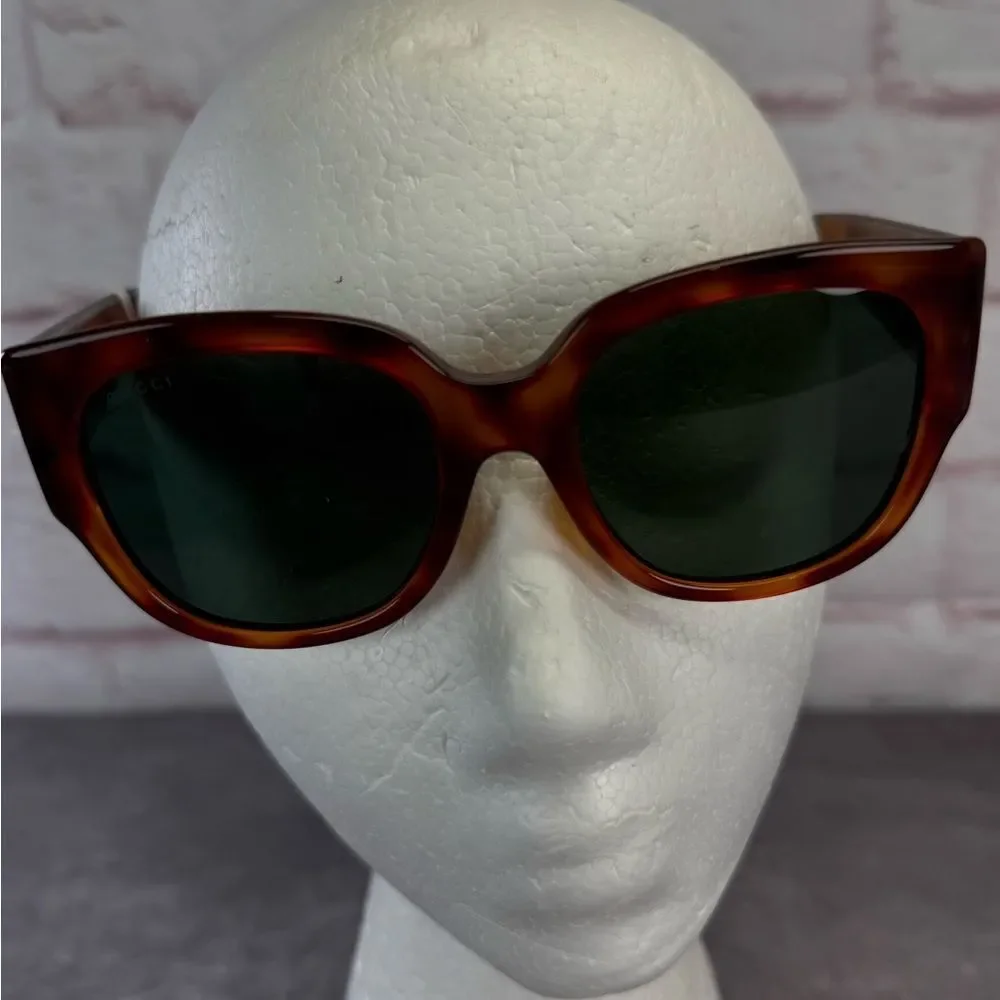 Gucci Sunglasses GG0142SA 002 Women S Havana Gucci Eyewear - Picture 5 of 11